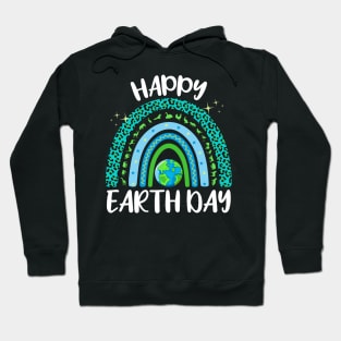 Happy Earth Day Awareness Rainbow Earth Day 2024 Hoodie